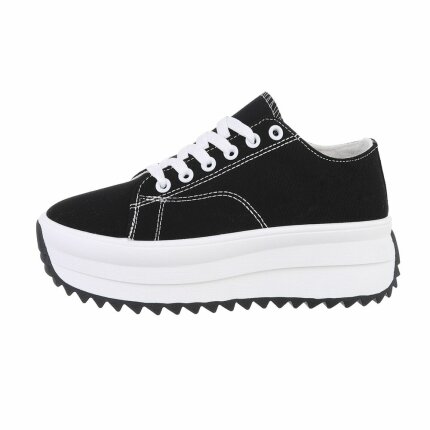 Damen Low-Sneakers - black - 12 Paar