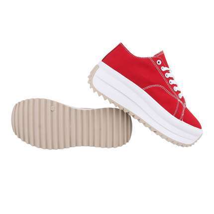 Damen Low-Sneakers - red