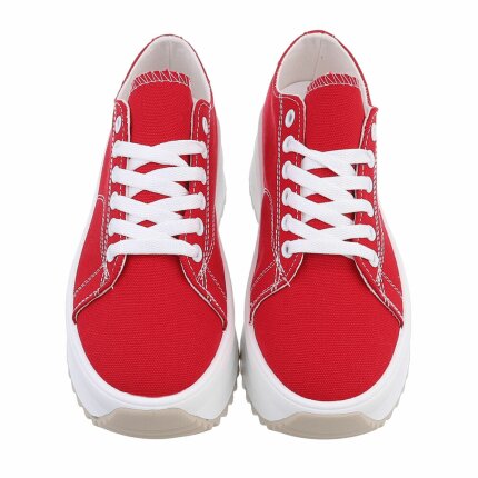 Damen Low-Sneakers - red