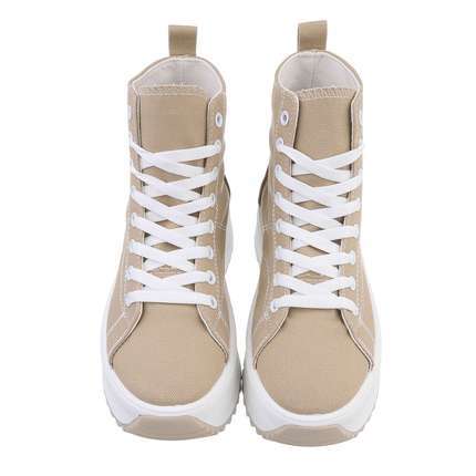 Damen High-Sneakers - khaki