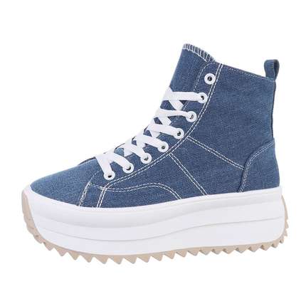 Damen High-Sneakers - navy - 12 Paar