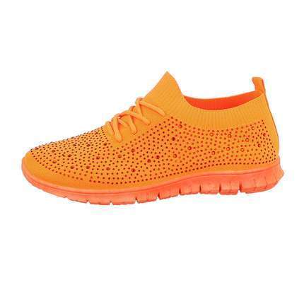 Damen Low-Sneakers - orange Gr. 39