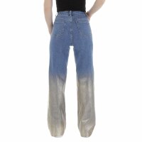 Damen High Waist Jeans von Laulia - blue