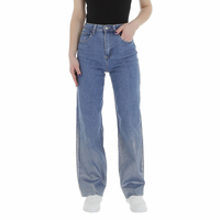 Damen High Waist Jeans von Laulia - blue