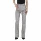 Damen Hose in Lederoptik von Laulia Gr. S/36 - grey