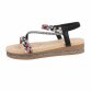 Damen Keilsandaletten - black - 12 Paar