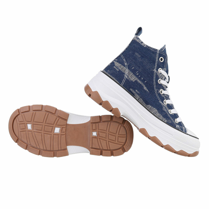 Damen High-Sneakers - dblue