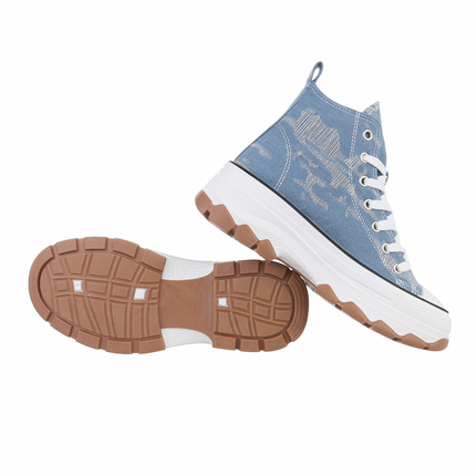 Damen High-Sneakers - lblue