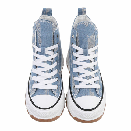 Damen High-Sneakers - lblue