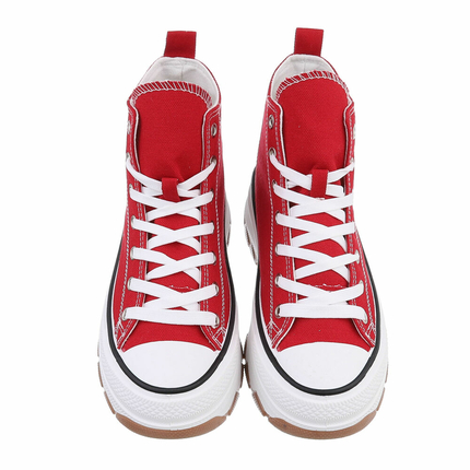 Damen High-Sneakers - red