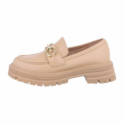 Damen Slipper - khaki Gr. 41