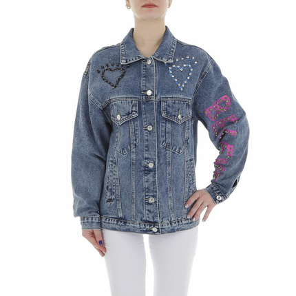 Damen Jeansjacke von Emma&Ashley - blue