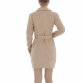 Damen Minikleid von Emma&Ashley - taupe