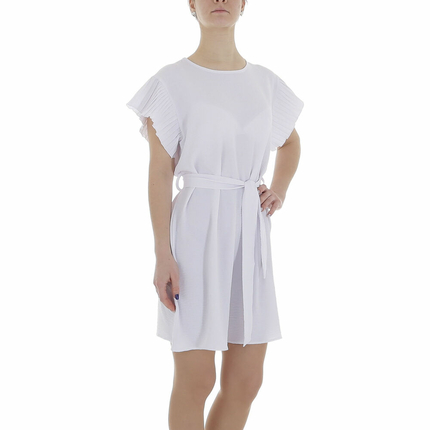 Damen Minikleid von Metrofive - white