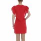Damen Minikleid von Metrofive - red