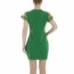 Damen Minikleid von Metrofive - green