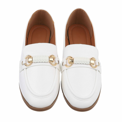 Damen Slipper - white