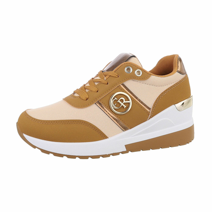 Damen High-Sneakers - camel Gr. 39