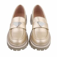 Damen Slipper - gold
