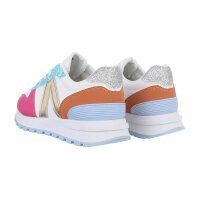 Damen Low-Sneakers - fushia