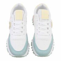 Damen Low-Sneakers - bluemulti