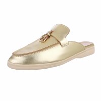 Damen Pantoletten - gold