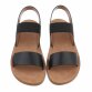 Damen Flache Sandalen - black