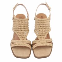 Damen Sandaletten - beige