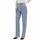 Damen High Waist Jeans von Laulia - blue