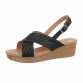 Damen Keilsandaletten - black