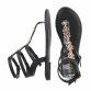 Damen Flache Sandalen - black