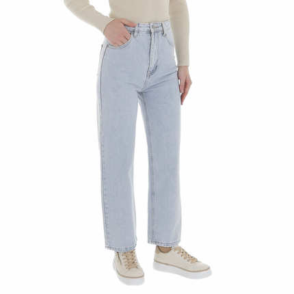 Damen High Waist Jeans von Laulia - LT.blue