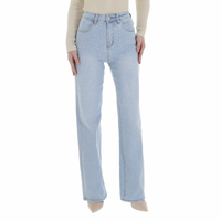 Damen High Waist Jeans von Laulia - L.blue