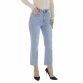 Damen High Waist Jeans von Laulia - LT.blue