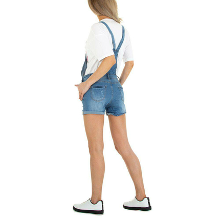 Damen Latzshorts von M.Sara - blue