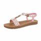 Damen Flache Sandalen - pink