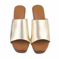 Damen Sandaletten - gold