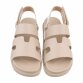 Damen Pantoletten - beige