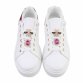 Damen Low-Sneakers - whitefuchsia