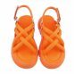 Damen Keilsandaletten - orange
