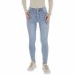 Damen High Waist Jeans von Laulia - L.blue