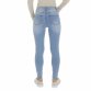 Damen High Waist Jeans von Laulia - L.blue
