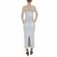 Damen Maxikleid von Laulia - silver