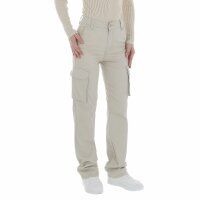 Damen Stoffhose von Laulia - cream