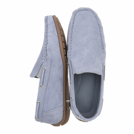 Herren Mokassins - lightblue