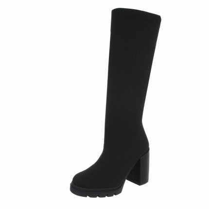 Damen High-Heel Stiefel - black Gr. 41