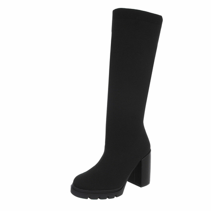 Damen High-Heel Stiefel - black Gr. 41