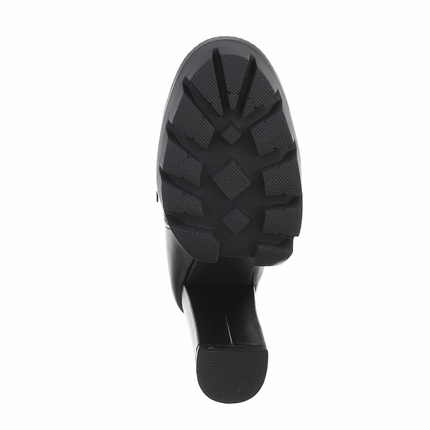 Damen High-Heel Stiefeletten - black