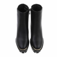 Damen High-Heel Stiefeletten - black
