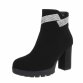 Damen High-Heel Stiefeletten - black Gr. 36